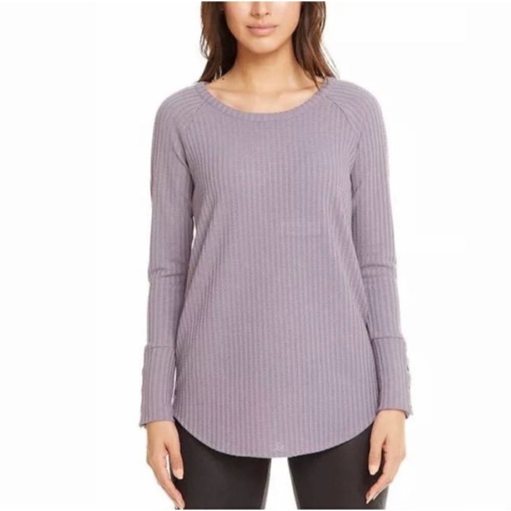 Long Sleeve Knit Top in Wisteria Size X-Large NWT